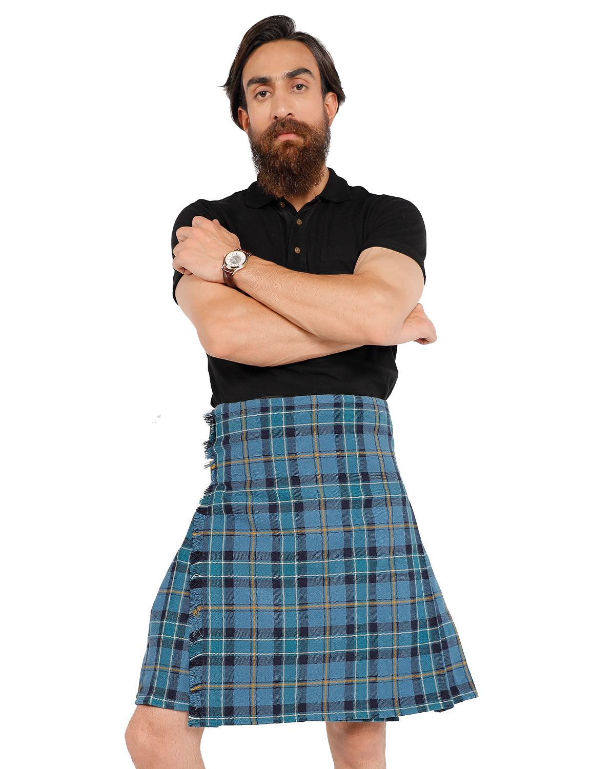 Front view of Banff and Buchan district Bespoke kilt
