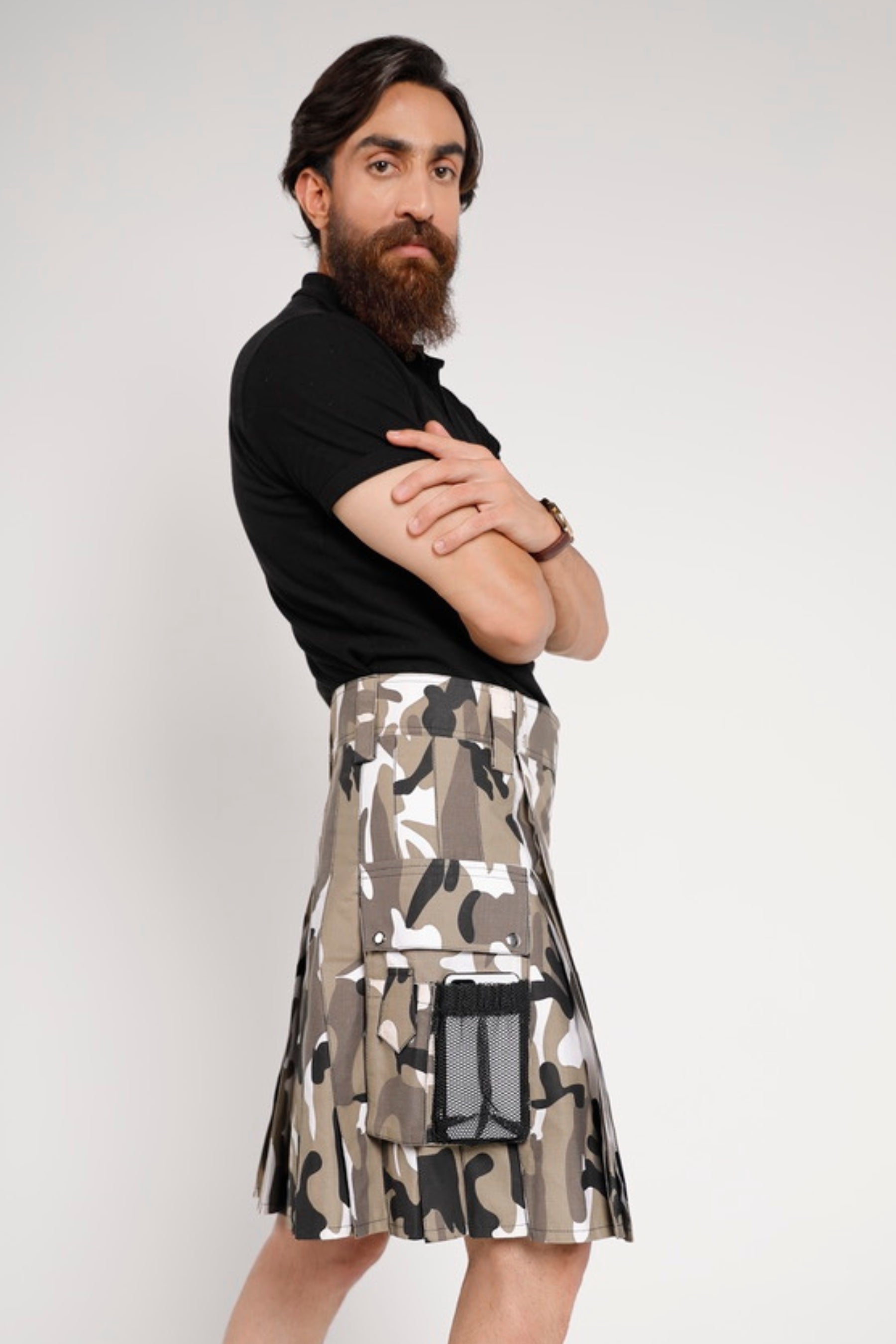 Camo Duty Kilt-side view