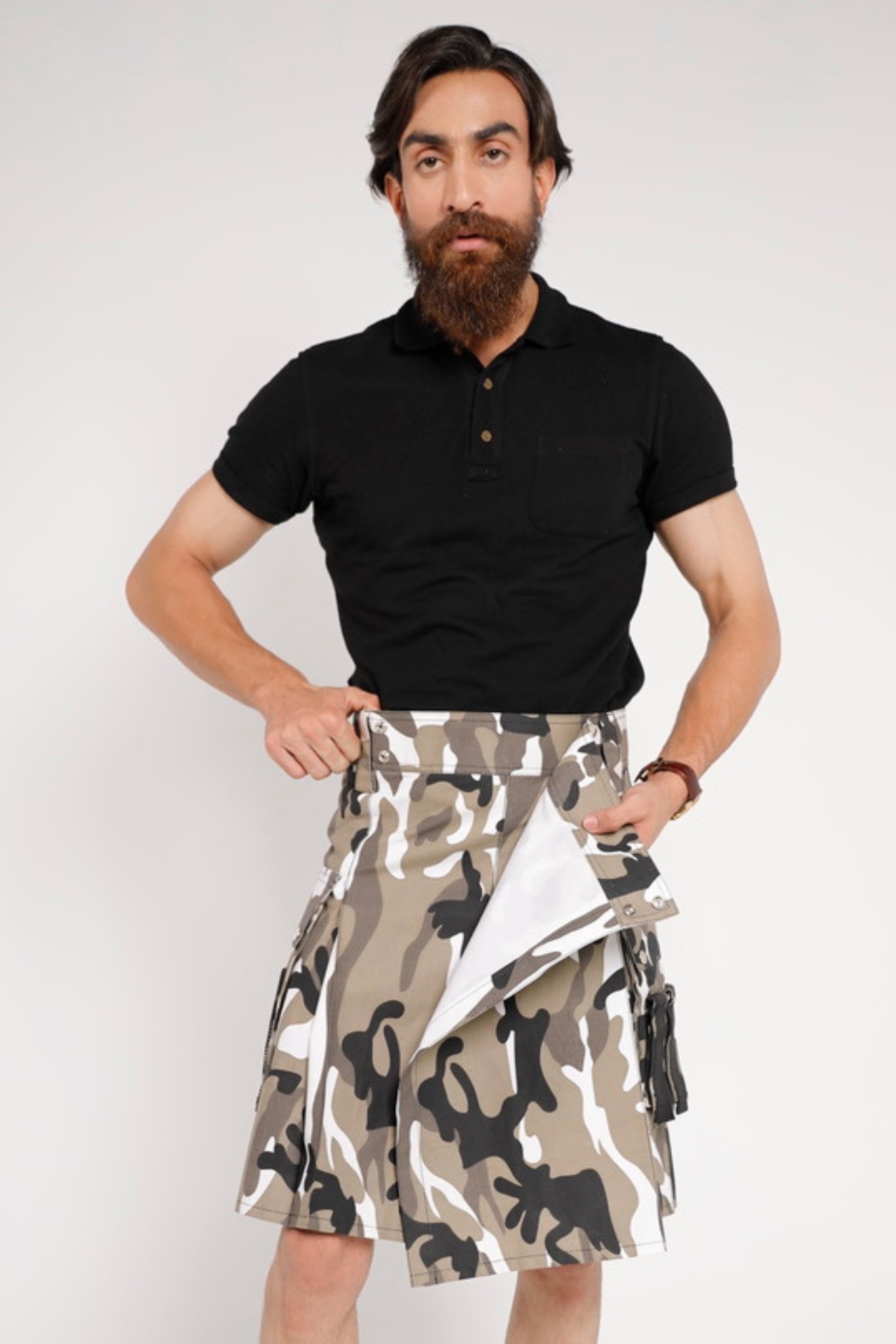 Defender Camo Duty Kilt-front