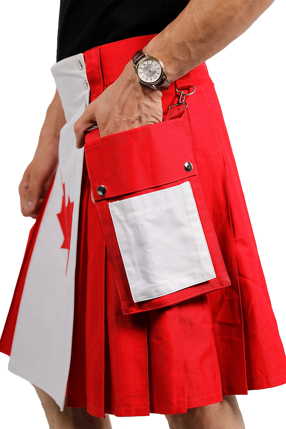 Canadian Pride Utility Kilt pockets