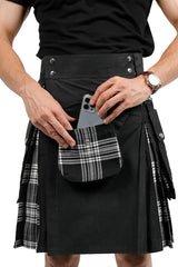 Hybrid Kilt With Detachable Pockets for accesories