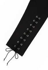 Rustic Viking Lace-Up Highland Kilt Shirt