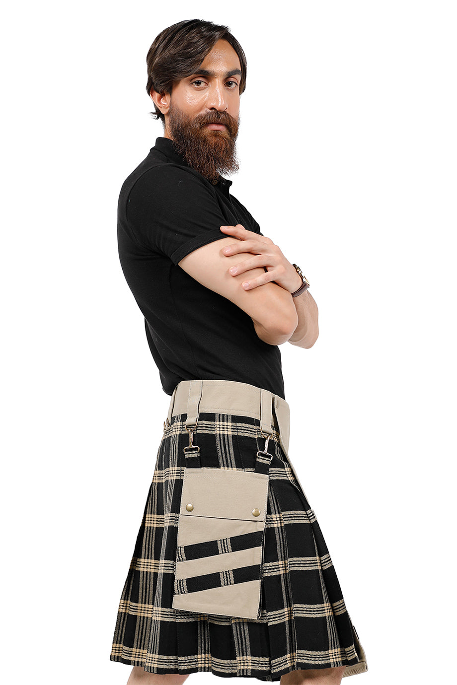 Tartan Trail Hybrid Kilt side