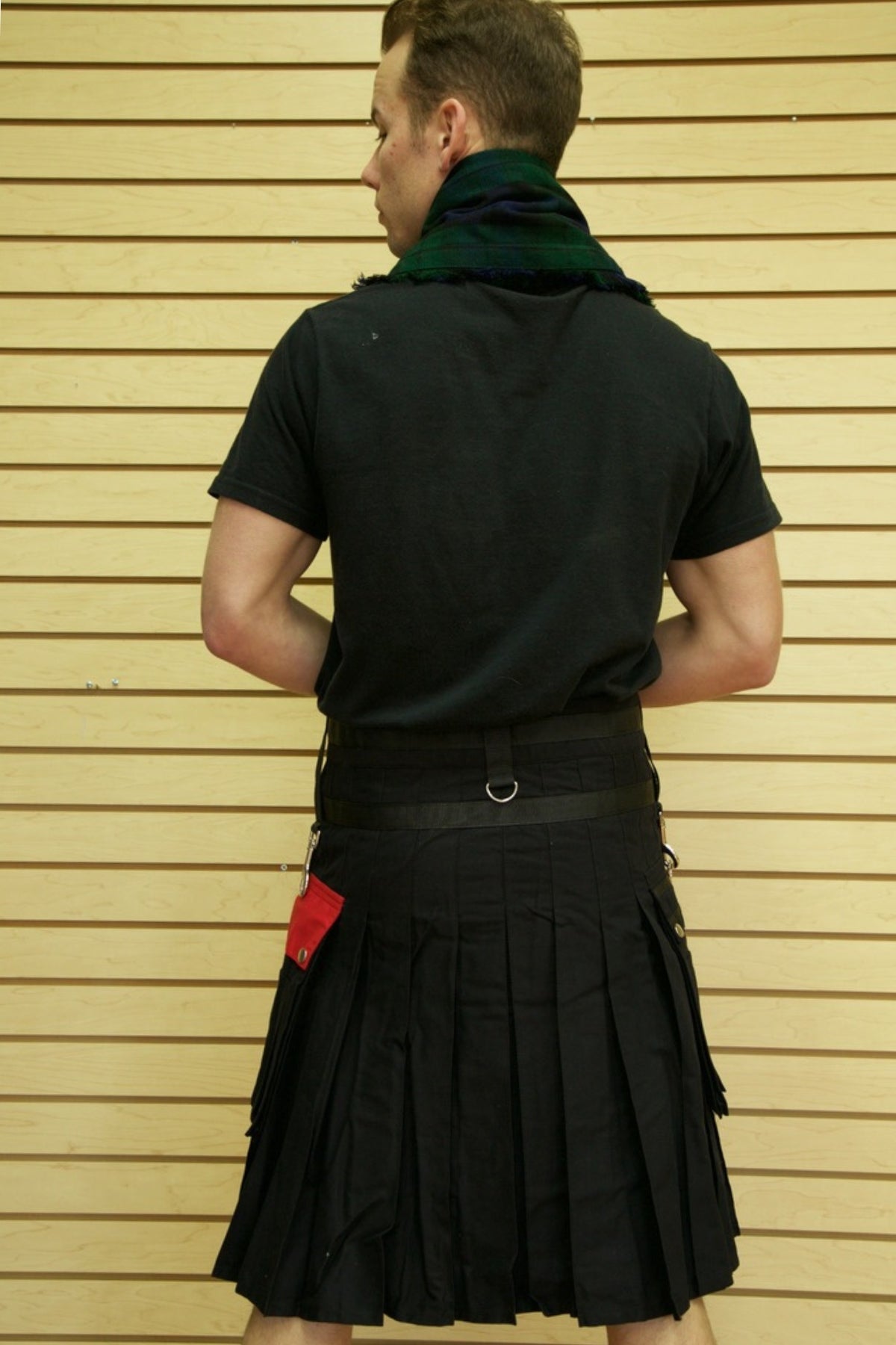 Twin Rogue Grunge Punk Kilt - back view