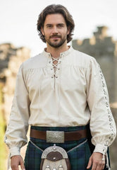 Vintage Laced Highland Kilt Shirt