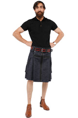 Vogue Denim Kilt full