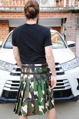 Urban Warrior Camo Kilt-back view
