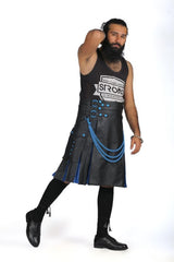 Exotic Leather Kilt - Right side view