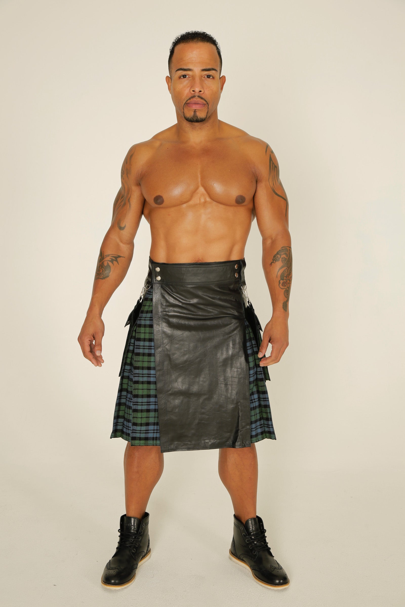 Victory Hybrid Leather Kilt For Sale