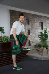 Tartan Hybrid Kilt - Right side view