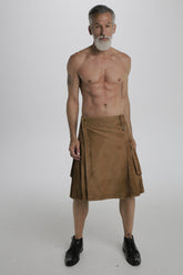 Sustainable Stonewash Cargo Kilt