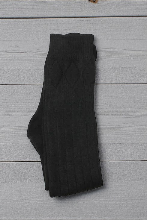 Black Kilt Socks