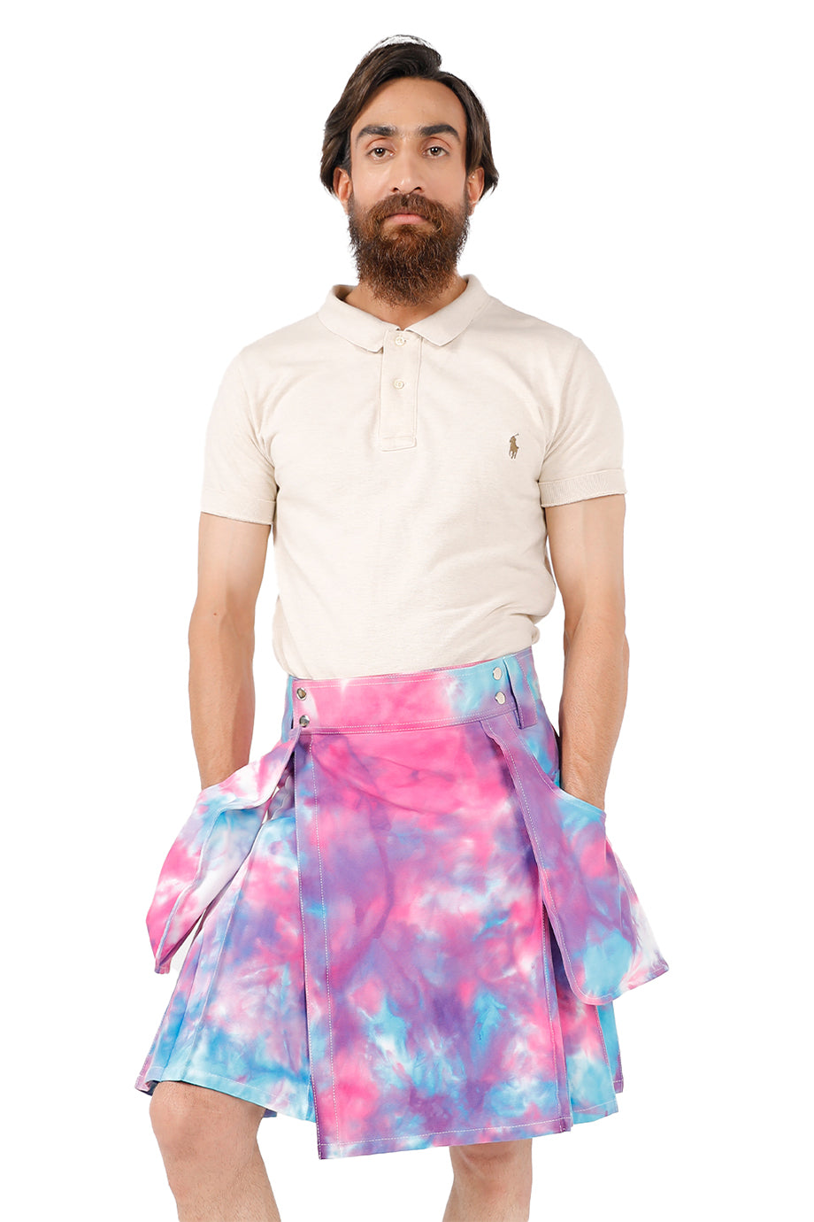 Cosmic Surge Utility Kilt for mens