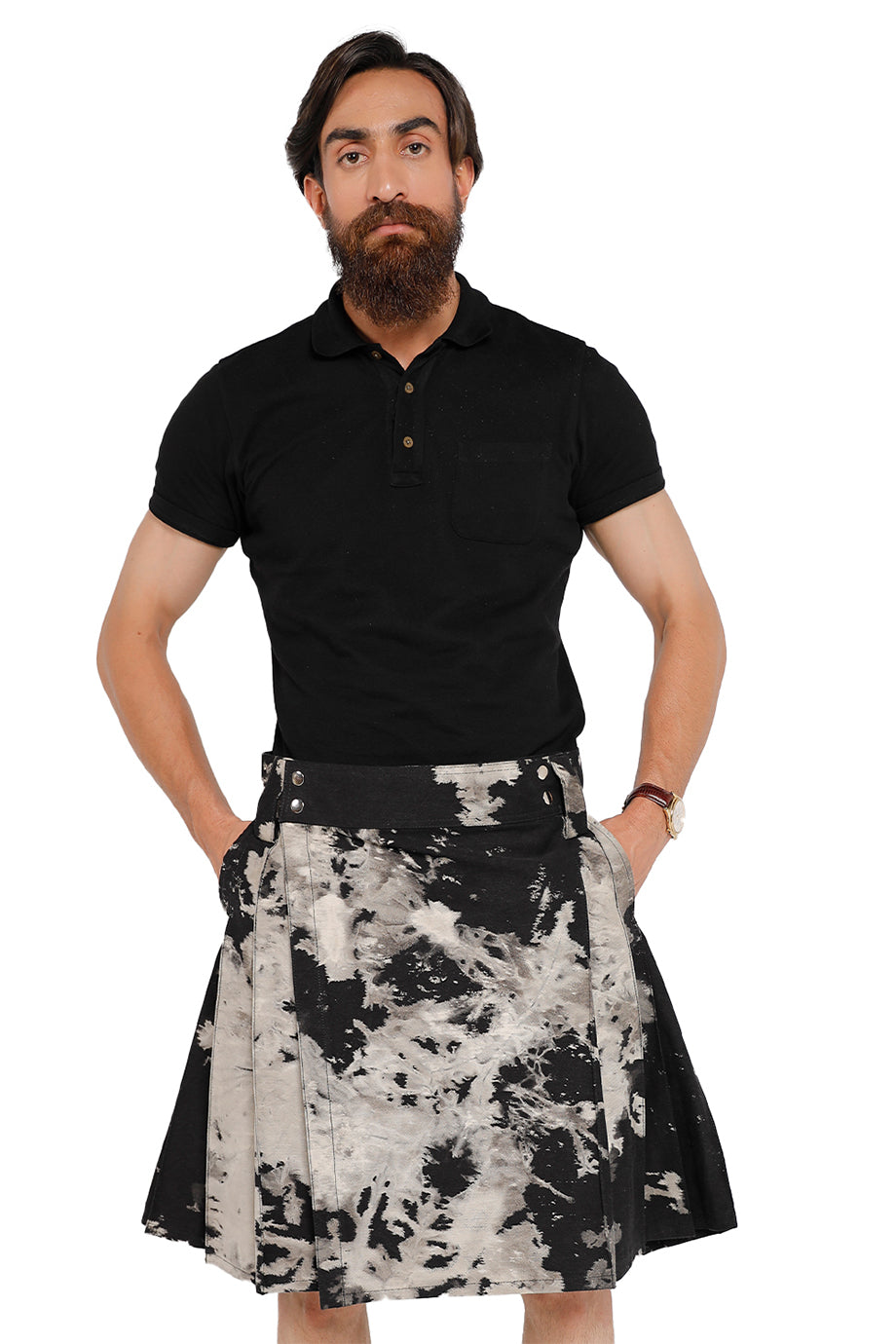 Dark Horizon Utility Kilt front pockets