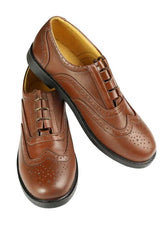 Handcrafted Genuine Leather Ghillie Brogues