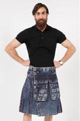 Indigo Denim Kilt