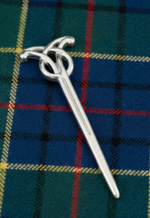Interlaced Celtic Knot Kilt Pin