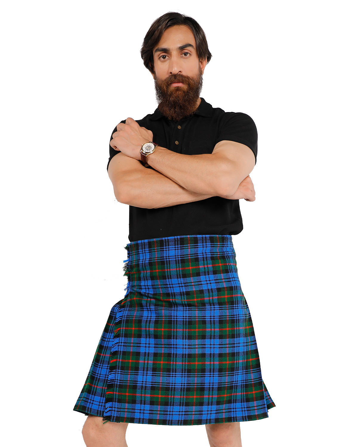 Front view of Murray Bespoke kilt