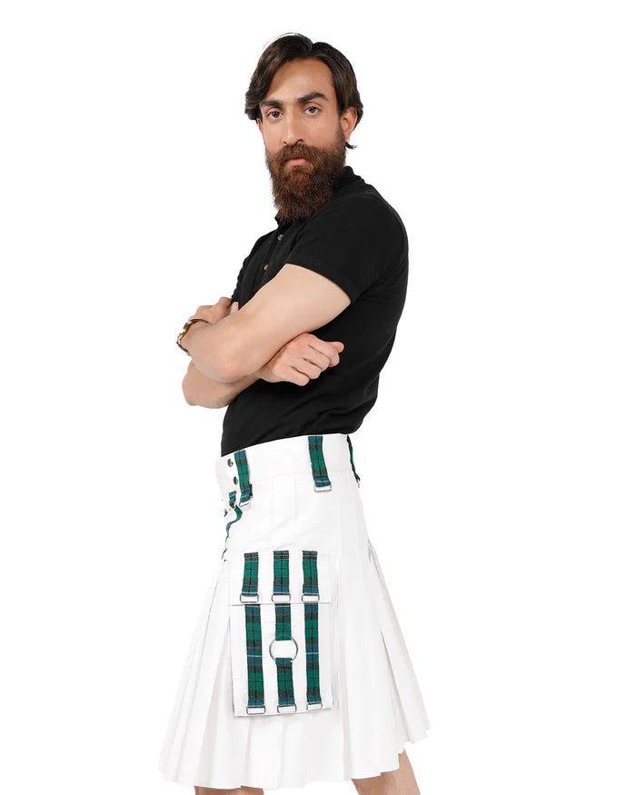 Rebel Highland Utility Kilt - side view