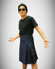 Rebel Streetwear Denim Kilt