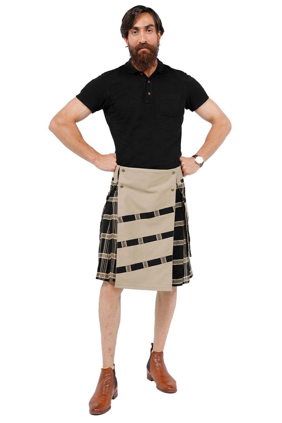 Tartan Trail Hybrid Kilt full view