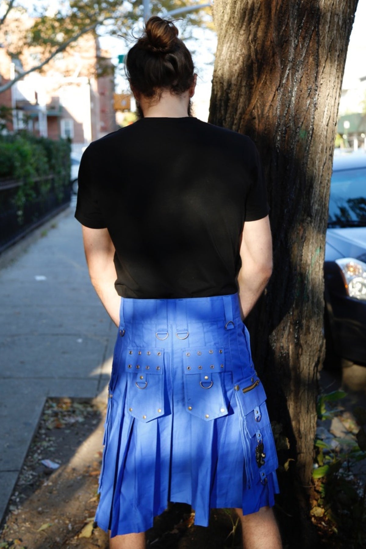 Vanguard Kilt for Goths - back view