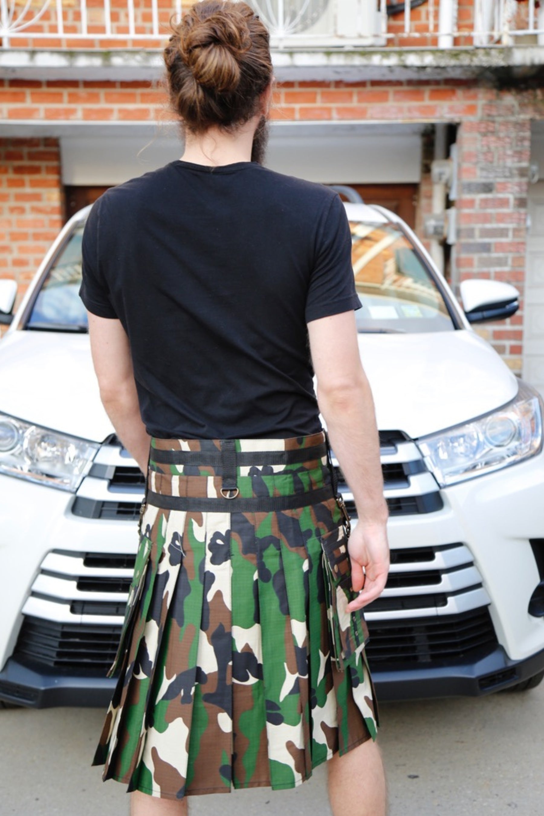 Urban Warrior Camo Kilt-back view