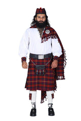 Cameron of Erracht Tartan Kilt - Front