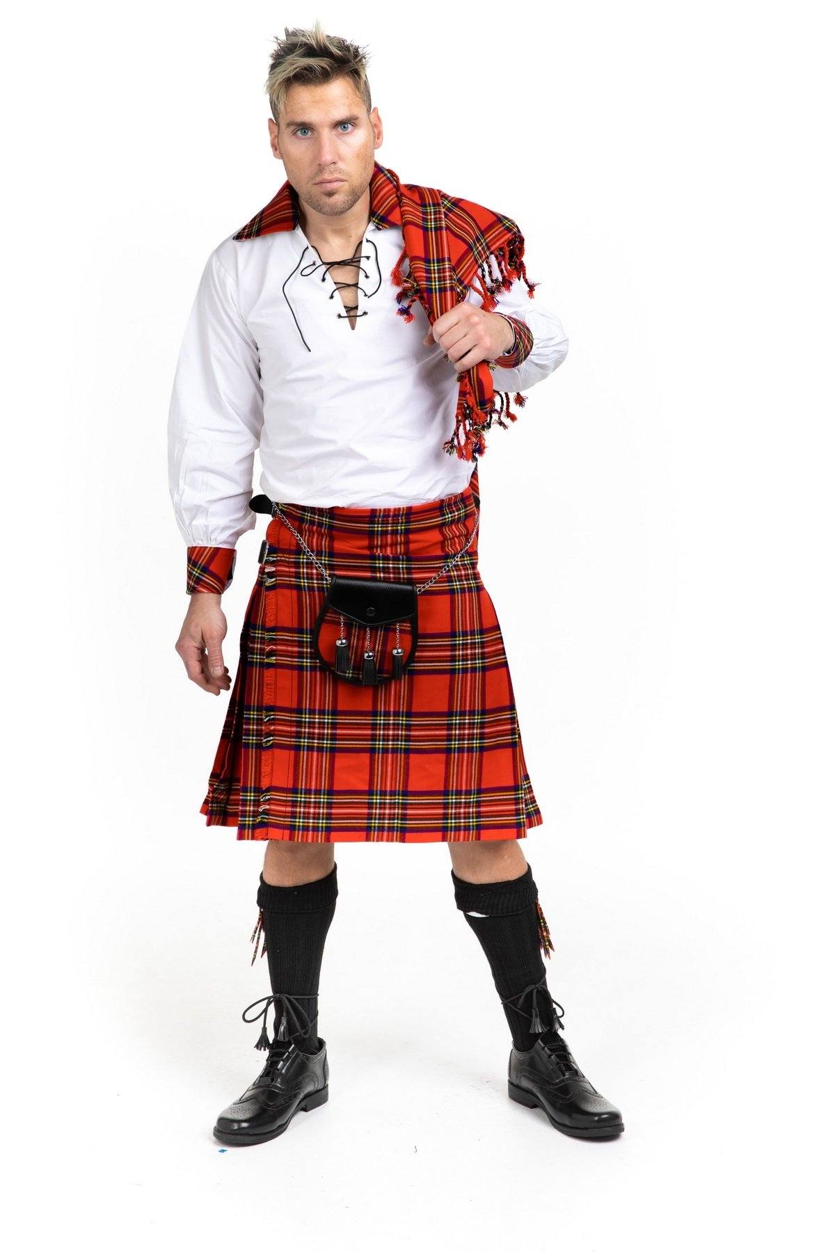 Royal Stewart kilt - Front view