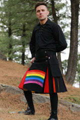 Gay pride kilt