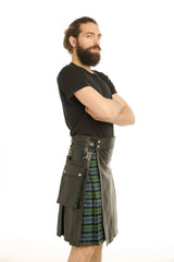 Victory Hybrid Leather Kilt - Right Side View