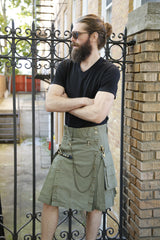 Gothic kilt- left side view