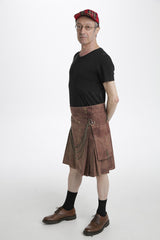 Stonewashed Rough & Tough Utility Kilt- left side view