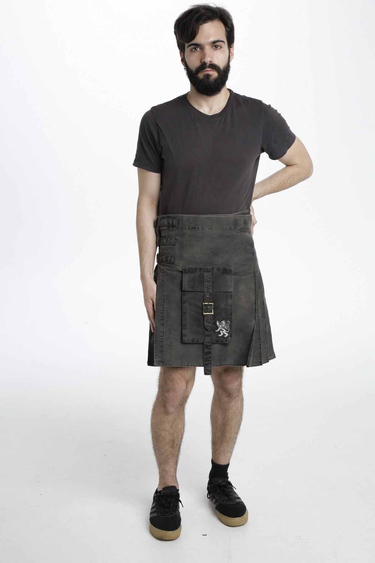 Stonewashed Gothic Kilt