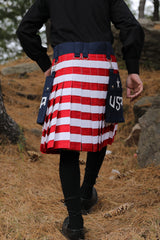 Patriotic kilt - Back side view