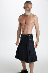 Black deluxe kilt