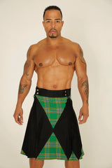 x men tartan hybrid kilt - Front side view