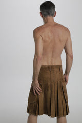 Stonewash Cargo Kilt - Back Side view