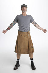 Stonewash Cargo Kilt For Sale