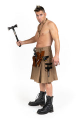 Carpenter's Pro Utility Tool Kilt- left side view