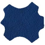 blue leather swatch